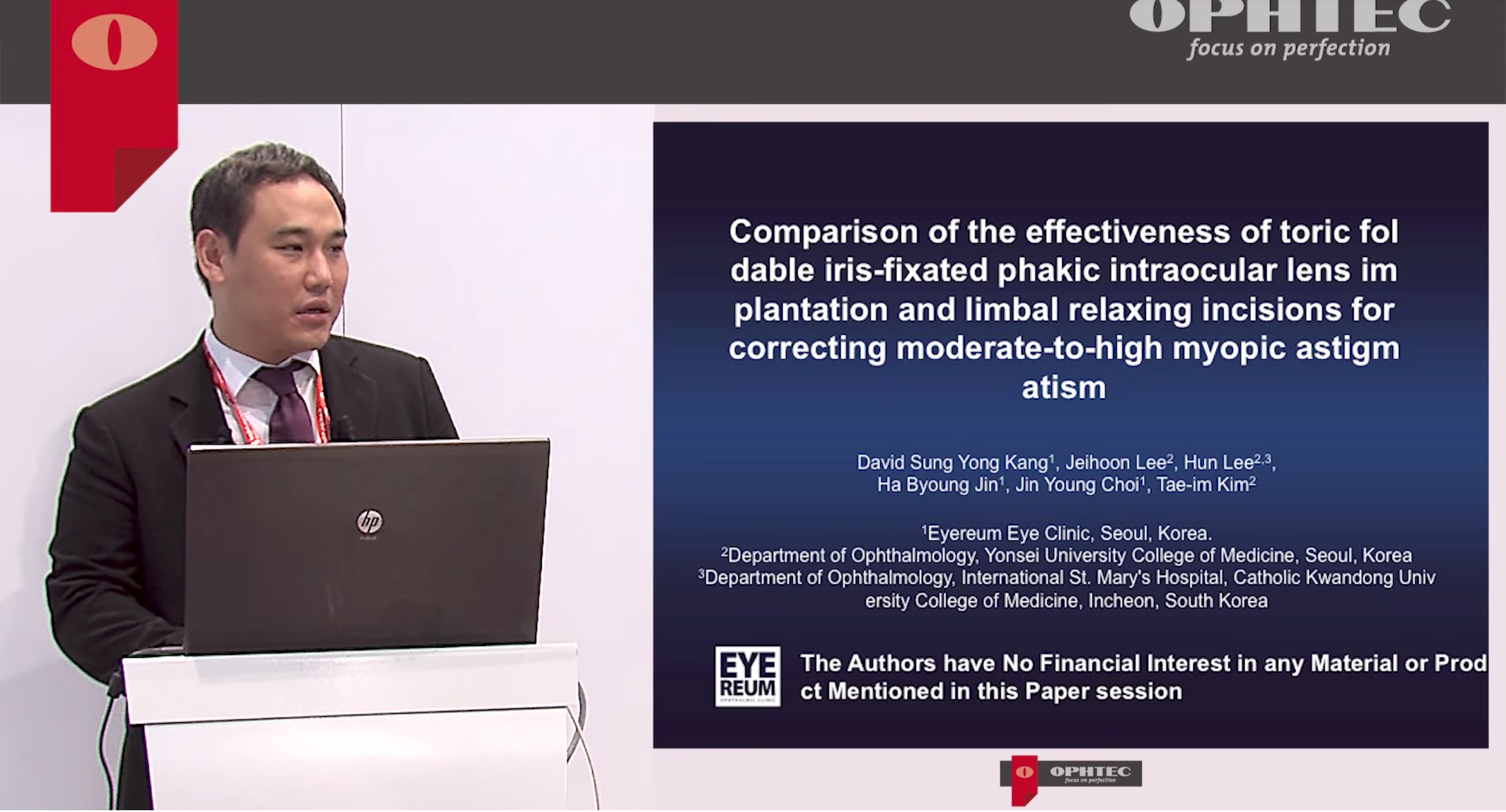 [2015 ESCRS] Comparison between Artiflex Toric and limbal relaxing incisions for correcting myopic astigmatism