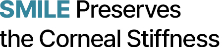 SMILE Preserves the Corneal Stiffness